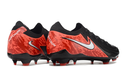 Men's Nike Phantom Luna Elite FG Firm Ground Low-Tops Football Boots - Black/Red/White