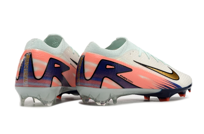 Unisex Nike Air Zoom Mercurial Vapor 16 Elite FG Firm Ground Low-Tops Football Boots - Pink/Gold/Blue