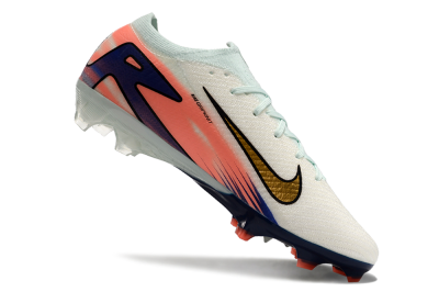 Unisex Nike Air Zoom Mercurial Vapor 16 Elite FG Firm Ground Low-Tops Football Boots - Pink/Gold/Blue