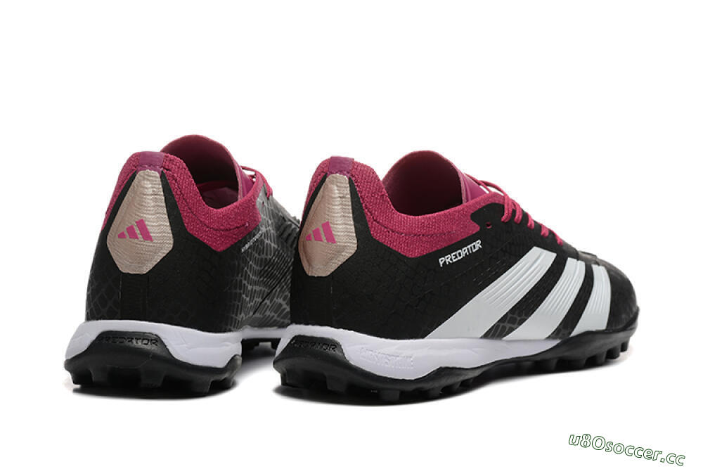 Men's Adidas Predator Elite 24 TF Artificial Turf Low-Tops Football Shoes - Black/White/Red 6