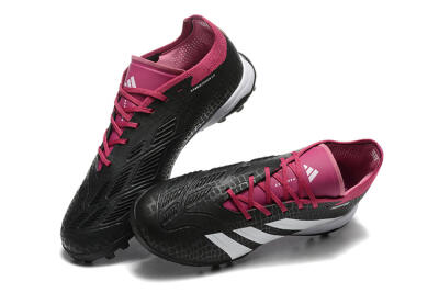 Men's Adidas Predator Elite 24 TF Artificial Turf Low-Tops Football Shoes - Black/White/Red