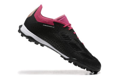 Men's Adidas Predator Elite 24 TF Artificial Turf Low-Tops Football Shoes - Black/White/Red
