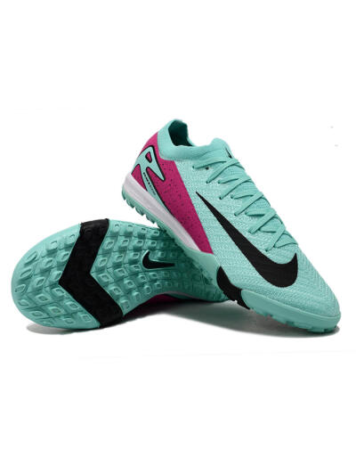Men's Nike Air Zoom Mercurial Vapor 16 Elite TF Artificial Turf Low-Tops Football Shoes - Jade/Red/Black