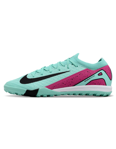 Men's Nike Air Zoom Mercurial Vapor 16 Elite TF Artificial Turf Low-Tops Football Shoes - Jade/Red/Black