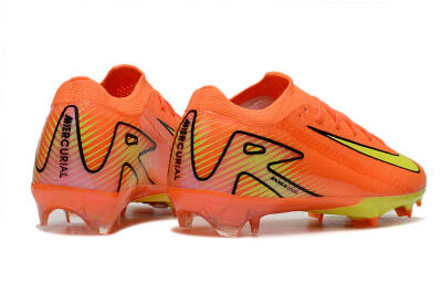 Unisex Nike Air Zoom Mercurial Vapor 16 Elite FG Firm Ground Low-Tops Football Boots - Orange/Yellow/Black
