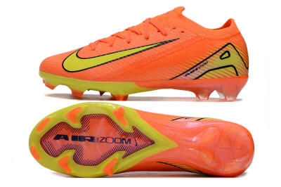 Unisex Nike Air Zoom Mercurial Vapor 16 Elite FG Firm Ground Low-Tops Football Boots - Orange/Yellow/Black