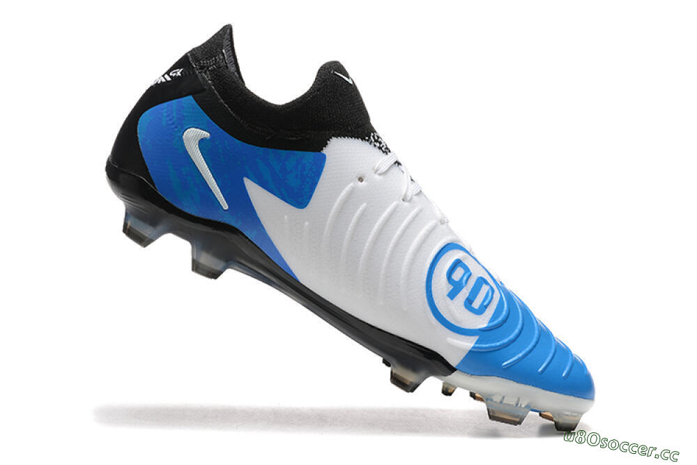 Men's Nike Phantom Luna Elite Total 90 FG Firm Ground Low-Tops Football Boots - Blue/Silver/Black 4