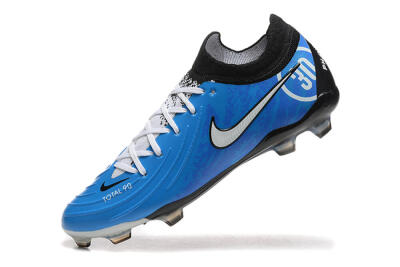 Men's Nike Phantom Luna Elite Total 90 FG Firm Ground Low-Tops Football Boots - Blue/Silver/Black