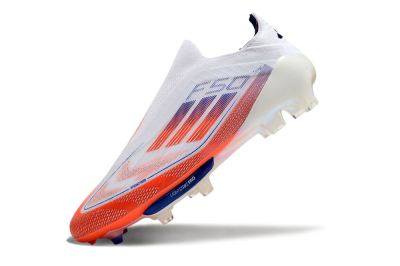 Unisex Adidas F50+ Lightstrike Pro Laceless FG Firm Ground Low-Tops Football Boots - Red/White/Blue