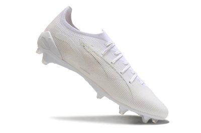 Men's Puma Ultra 5 Ultimate FG Firm Ground Low-Tops Football Boots - White/Silver