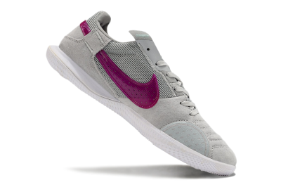 Men's Nike Street Gato IC Indoor & Futsal Low-Tops Football Shoes - Grey/Red/White