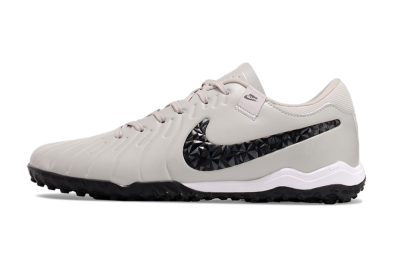 Men's Nike Tiempo Legend 10 Pro TF Artificial Turf Low-Tops Football Shoes - Beige/Black/White