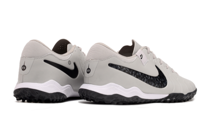 Men's Nike Tiempo Legend 10 Pro TF Artificial Turf Low-Tops Football Shoes - Beige/Black/White