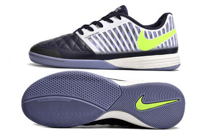 Unisex Nike Lunar Gato 2 IC Indoor & Futsal Low-Tops Football Shoes - Black/White/Yellow