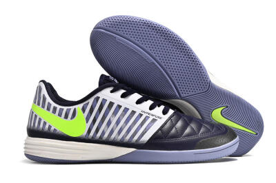 Unisex Nike Lunar Gato 2 IC Indoor & Futsal Low-Tops Football Shoes - Black/White/Yellow