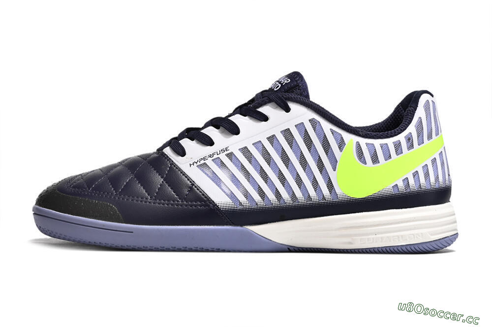 Unisex Nike Lunar Gato 2 IC Indoor & Futsal Low-Tops Football Shoes - Black/White/Yellow 0