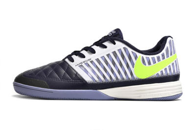 Unisex Nike Lunar Gato 2 IC Indoor & Futsal Low-Tops Football Shoes - Black/White/Yellow