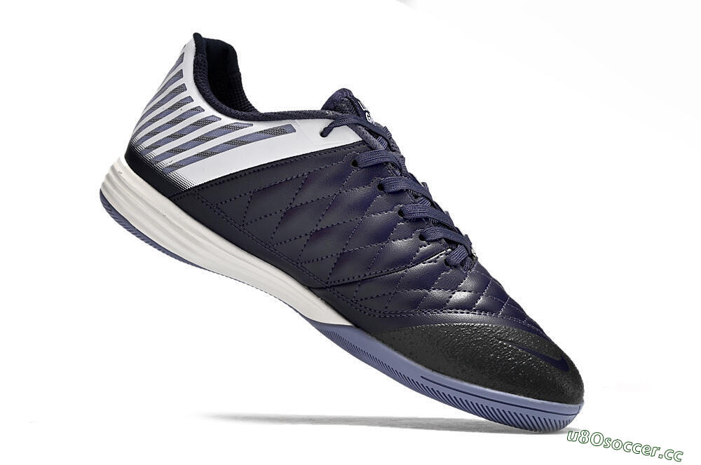 Unisex Nike Lunar Gato 2 IC Indoor & Futsal Low-Tops Football Shoes - Black/White/Yellow 4