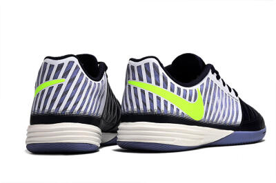 Unisex Nike Lunar Gato 2 IC Indoor & Futsal Low-Tops Football Shoes - Black/White/Yellow
