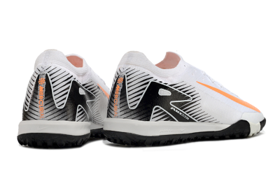 Men's Nike Air Zoom Mercurial Vapor 16 Elite TF Artificial Turf Low-Tops Football Shoes - White/Black/Orange
