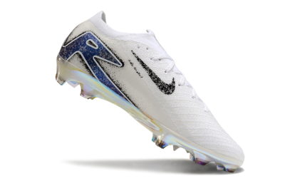 Men's Nike Air Zoom Mercurial Vapor 16 Elite FG Firm Ground Low-Tops Football Boots - White/Black/Blue/Gold
