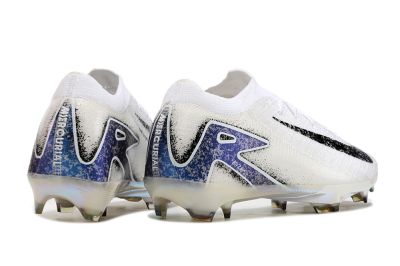 Men's Nike Air Zoom Mercurial Vapor 16 Elite FG Firm Ground Low-Tops Football Boots - White/Black/Blue/Gold