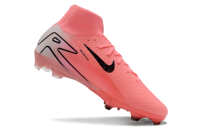 Men's Nike Air Zoom Mercurial Superfly 10 FG Firm Ground Low-Tops Football Boots - Pink/White/Black