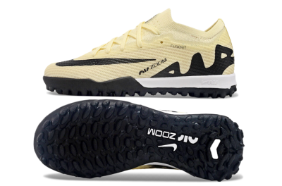 Kids Nike Air Zoom Mercurial Vapor 15 Elite TF Artificial Turf Low-Tops Football Shoes - Beige/Black/White
