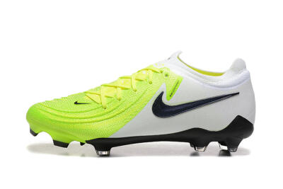 Men's Nike Phantom Luna Elite FG Firm Ground Low-Tops Football Boots - Yellow/White/Black