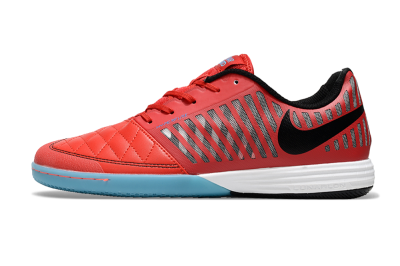 Unisex Nike Lunar Gato 2 IC Indoor & Futsal Low-Tops Football Shoes - Red/Black/Blue/White