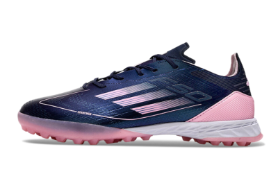 Men's Adidas F50 Elite TF Artificial Turf Low-Tops Football Shoes - Blue/Pink/White