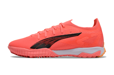 Men's Puma Ultra 5 Ultimate TF Artificial Turf Low-Tops Football Shoes - Red/Black/White