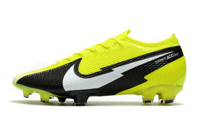 Men's Nike Mercurial Vapor 13 Elite FG Firm Ground Low-Tops Football Boots - Yellow/White/Black