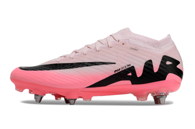 Men's Nike Air Zoom Mercurial Vapor 15 Elite SG Soft Ground Low-Tops Football Boots - Pink/Black