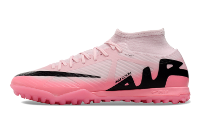 Men's Nike Air Zoom Mercurial Superfly 9 Academy TF Artificial Turf High-Tops Football Shoes - Pink/Black