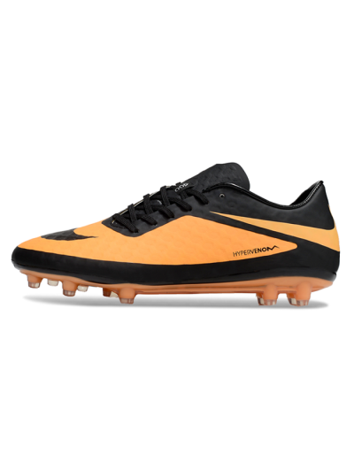 Men's Nike Hypervenom Phantom FG Firm Ground Low-Tops Football Boots - Yellow/Black/White