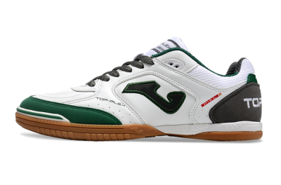Men's Joma Top Flex 920 IC Indoor & Futsal Low-Tops Football Shoes - White/Green/Black