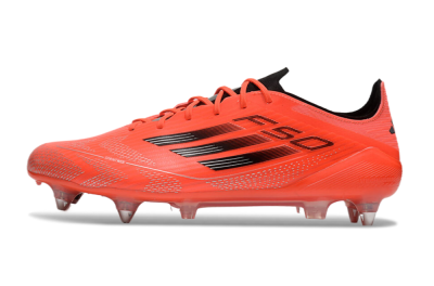 Men's Adidas F50 Elite SG Soft Ground Low-Tops Football Boots - Red/Black