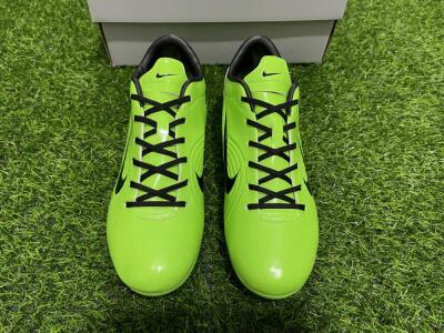 Men's Ronaldo x Nike R9 Mercurial Vapor 3 FG Firm Ground Low-Tops Football Boots - Green/Black