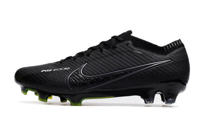 Women's Nike Air Zoom Mercurial Vapor 15 Elite FG Firm Ground Low-Tops Football Boots - Black/White/Yellow