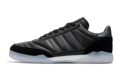 Men's Adidas Copa Mundial IC Indoor & Futsal Low-Tops Football Shoes - Black/White