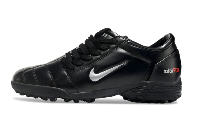 Men's Nike Total 90 II TF Artificial Turf Low-Tops Football Shoes - Black/White/Red