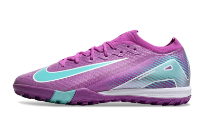Unisex Nike Air Zoom Mercurial Vapor 16 Elite TF Artificial Turf Low-Tops Football Shoes - Purple/Jade/White