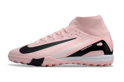 Unisex Nike Air Zoom Mercurial Superfly 10 Elite TF Artificial Turf High-Tops Football Shoes - Pink/White/Black