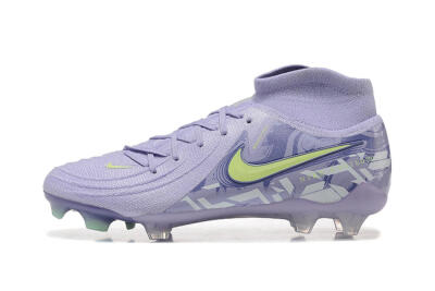 Men's Nike Phantom Luna Elite FG Firm Ground High-Tops Football Boots - Purple/Yellow/White
