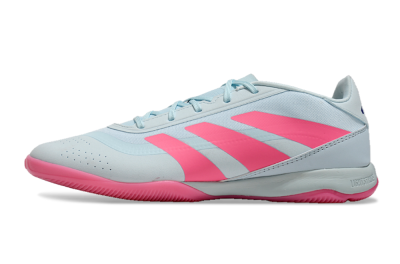 Men's Adidas Predator 24 Elite IC Indoor & Futsal Low-Tops Football Shoes - Jade/Pink/Black