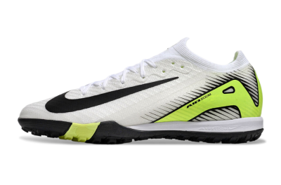 Unisex Nike Air Zoom Mercurial Vapor 16 Elite TF Artificial Turf Low-Tops Football Shoes - White/Black/Yellow