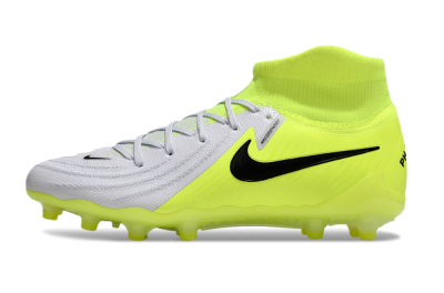 Men's Nike Phantom Luna Elite AG Artificial Grass High-Tops Football Boots - Grey/Yellow/Black