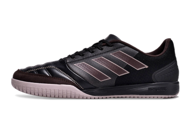 Men's Adidas Top Sala Competition IC Indoor & Futsal Low-Tops Football Shoes - Black/Brown/Pink