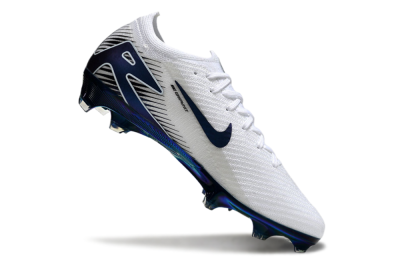 Unisex Nike Air Zoom Mercurial Vapor 16 Elite FG Firm Ground Low-Tops Football Boots - White/Blue/Gold